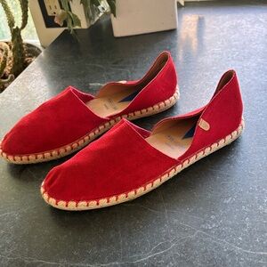 Verbenas Espadrilles Carmen Serraje Flats Slip On Suede Leather 40